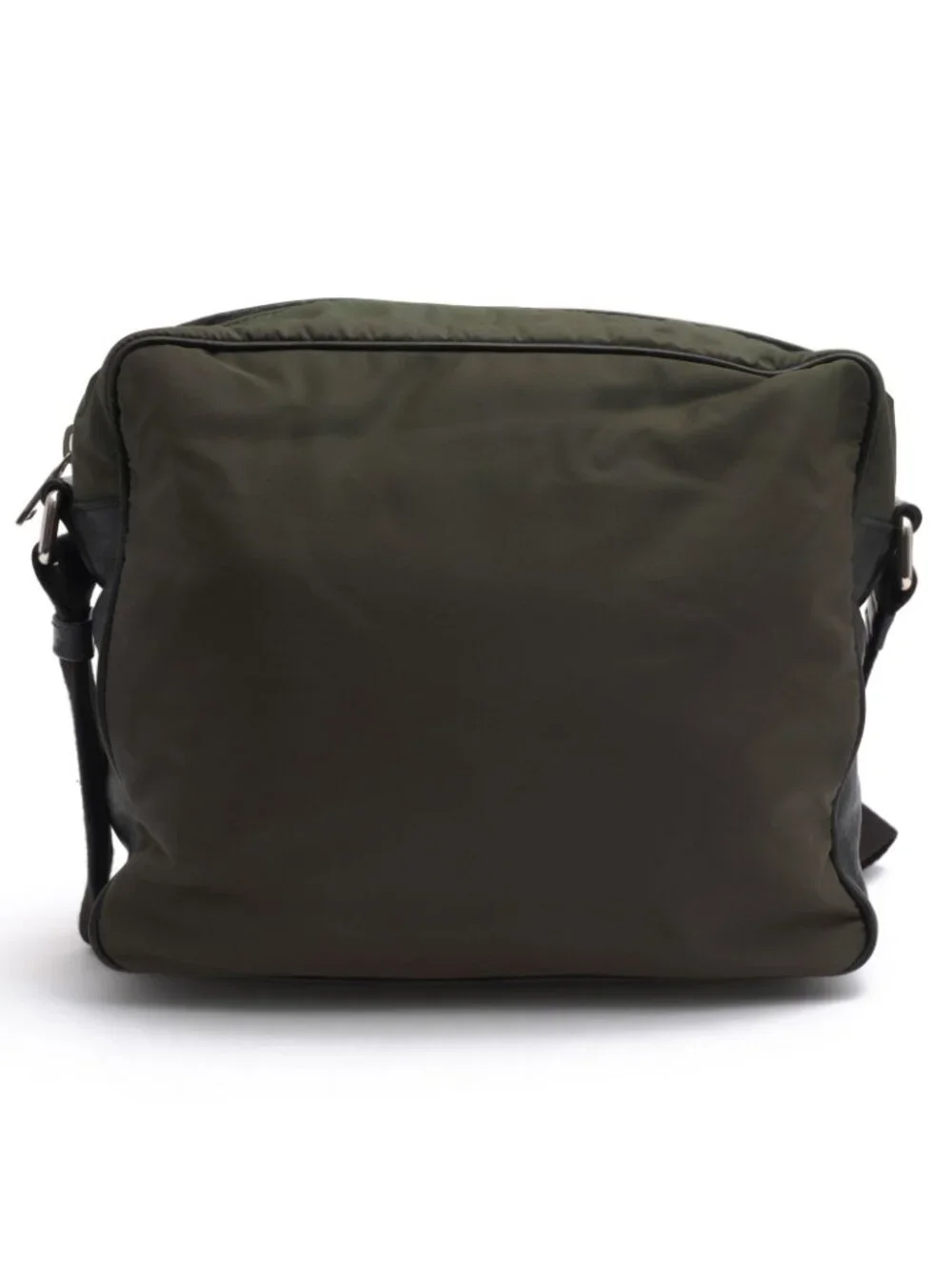 Dolce & Gabbana Shoulder Bag Nylon Leather Olive Khaki